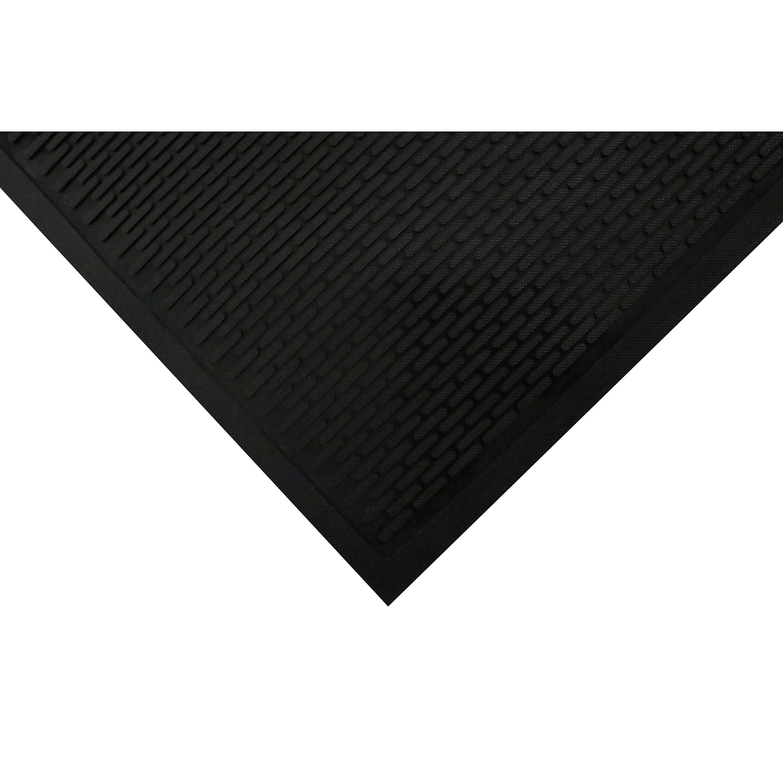 M + A Matting SuperScrape Commercial Outdoor Scraper Floor Mat, 2.83 x 4.58, Black (555035100)