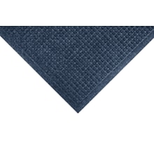 M+A Matting WaterHog Squares Fashion Mat, Universal Cleated, 3 x 5, Navy (2806135070)