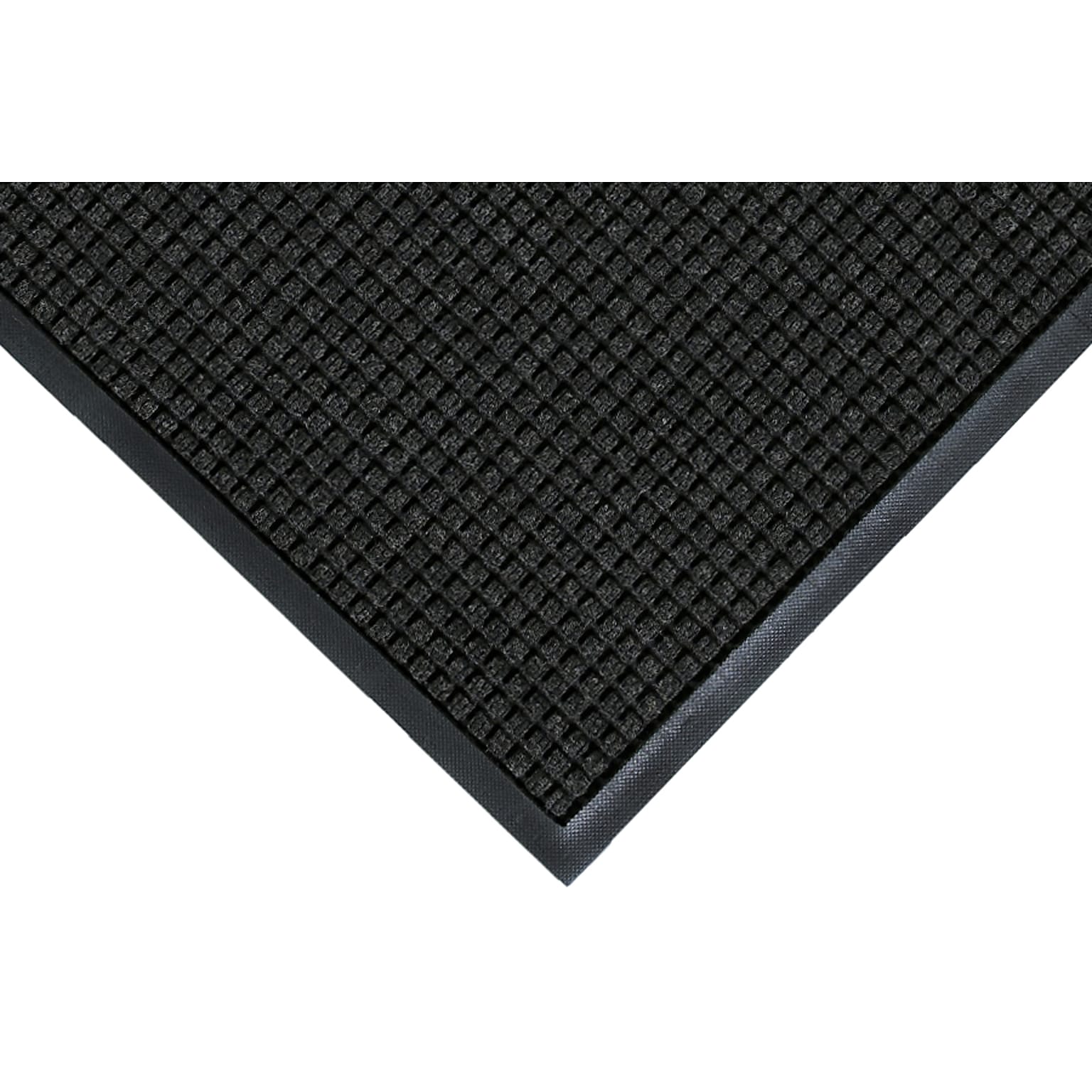 M+A Matting WaterHog Classic Entrance Mat, 116 x 45, Charcoal Cleated (20054410070)