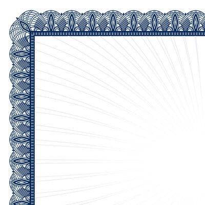Great Papers Certificates, 8.5 x 11, Blue, 100/Pack (961033S)