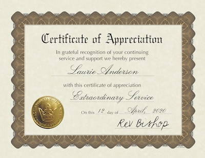 Great Papers Achievement Certificates, 8.5 x 11, Gold, 18/Pack (20104237)