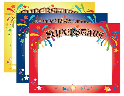 Great Papers® Superstar Assortment, 11 x 8.5, 60 /Pack (2015111)