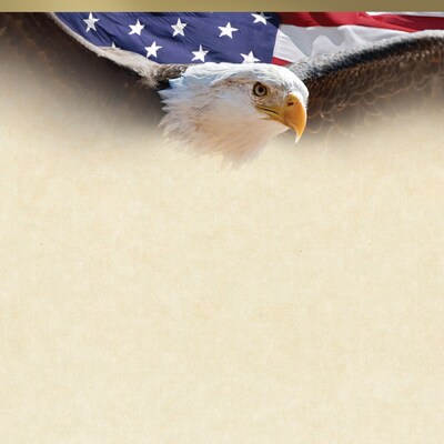 Great Papers! Flying Eagle with Gold Foil Certificate, 8.5 x 11, 15/Pack (2017042)