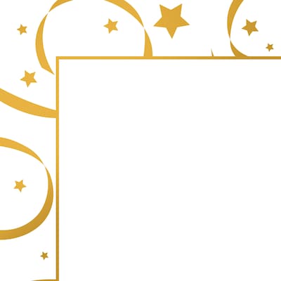 Great Papers Golden Star Certificates, 8.5 x 11, White/Gold, 15/Pack (2019011)