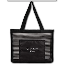 Custom Landscape Mesh Tote; 12-1/2x16-2/7, (QL47466)