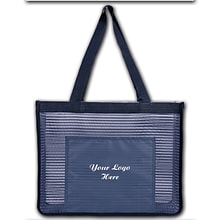 Custom Landscape Mesh Tote; 12-1/2x16-2/7, (QL47466)