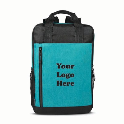 Custom Austin Nylon Collection Laptop Backpack; 17x11-1/4", (QL49490)