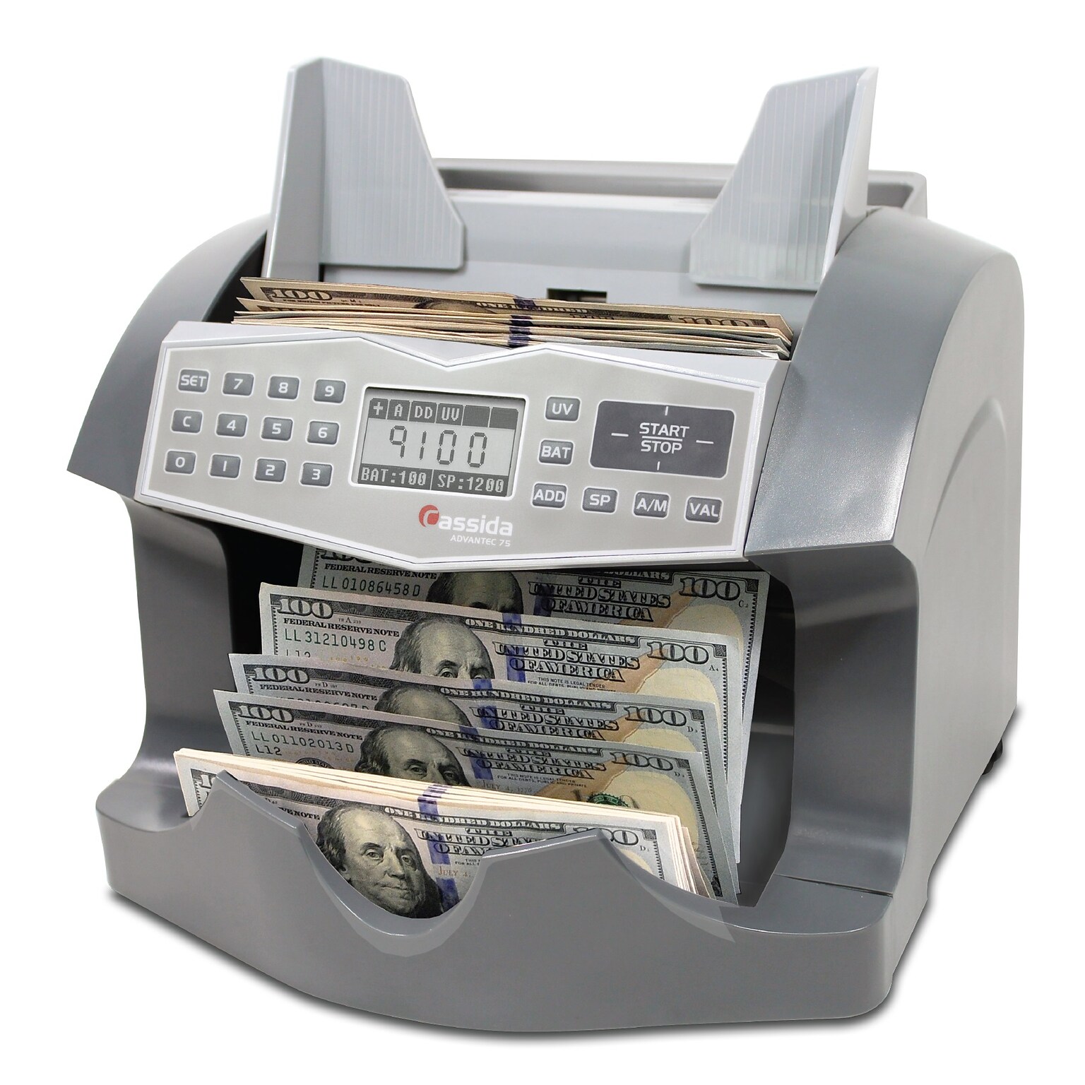 Cassida Advantec HD Bill Counters, Gray (75U)