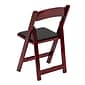 Flash Furniture HERCULES Series Wood Folding Chair, Mahogany/Black, 2/Pack (2XF2903MAHWOOD)