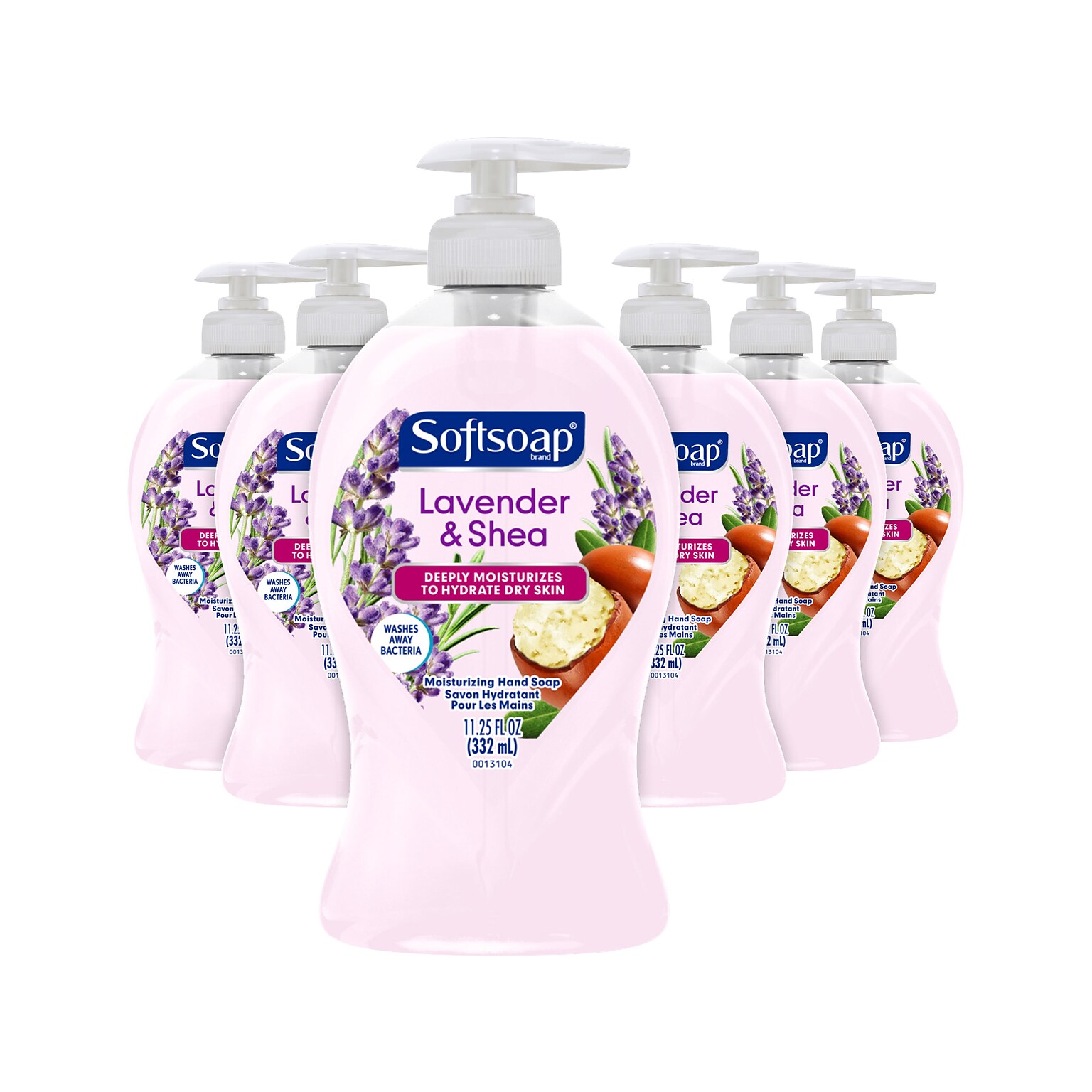 Softsoap Antibacterial Liquid Hand Soap, Lavender & Shea Butter Scent, 11.25 Fl. Oz., 6/Carton (US07058ACT)