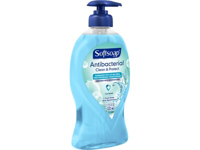 Softsoap Clean & Protect Antibacterial Liquid Hand Soap, Cool Splash Scent, 11.25 Fl. Oz., 6/Carton (US07327ACt)