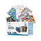 WeCare Fun Individually Wrapped Disposable Face Masks, 3-Ply, Kids, Assorted Colors, 50/Box (WMN1000