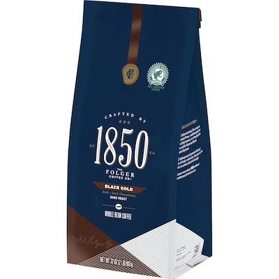 1850 Black Gold, Dark Roast Coffee, Whole Bean, 2-Pound (2550021522)