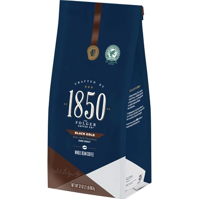 1850 Black Gold, Dark Roast Coffee, Whole Bean, 2-Pound (2550021522)