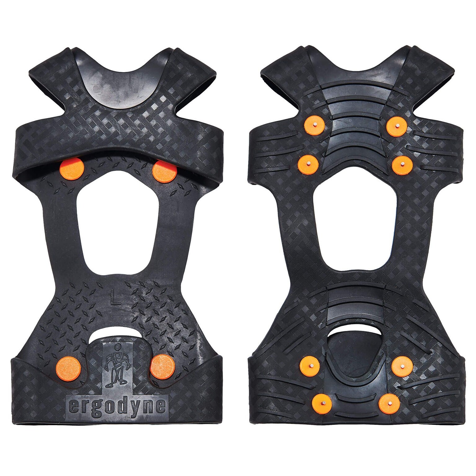 Ergodyne TREX 6300TC Tungsten Carbide Ice Traction Device, L, 2/Pair (16734)