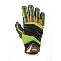 ProFlex® 924LTR Hybrid Dorsal Impact-Reducing Gloves, Lime, Medium (17793)