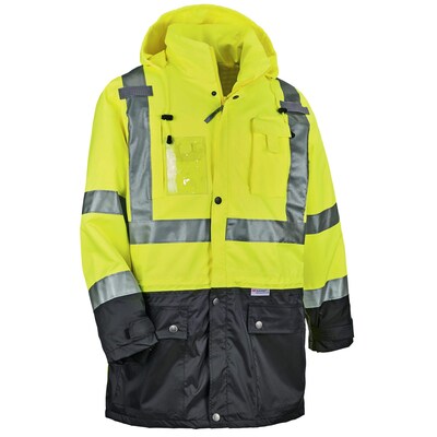 GloWear® 8386 Type R Class 3 Outer Shell Jacket, Lime, Large (25374)