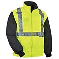 GloWear® 8287 Type R Class 2 Convertible Thermal Jacket, Lime, 2XL (25496)