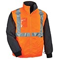 GloWear® 8287 Type R Class 2 Convertible Thermal Jacket, Orange, Small (25512)