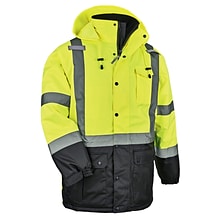 GloWear 8384 Type R Class 3 Thermal Parka, Lime, Medium (25563)