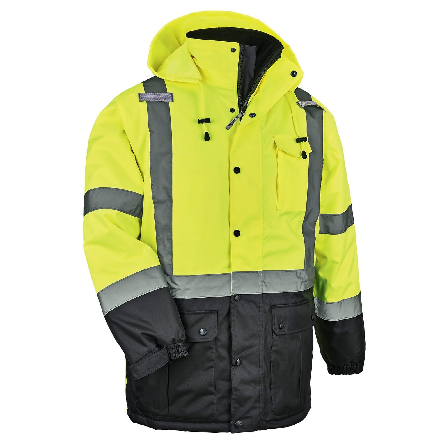 GloWear 8384 Type R Class 3 Thermal Parka, Lime, Medium (25563)