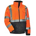 GloWear® 8377 Type R Class 3 Quilted Bomber Jacket, Orange, Medium (25613)