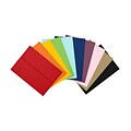 LUX A7 Invitation Envelopes (5-1/4 x 7-1/4) 50/Pack, Assortment of Colors (LUX-4880CLRPK-1)