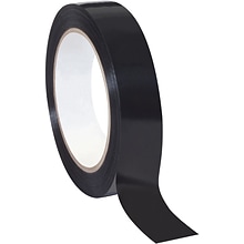 Tape Logic Tensilized Poly Strapping Tape, 1 x 60 Yards, Black, 12 Pack (T97719712PK)