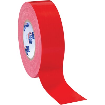 Colored Duct Tape, Red, 2" x 60 yards, 3/Pack