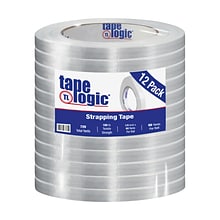 Tape Logic® 1400 Strapping Tape, 1/2 x 60 yds., Clear, 12/Case (T913140012PK)
