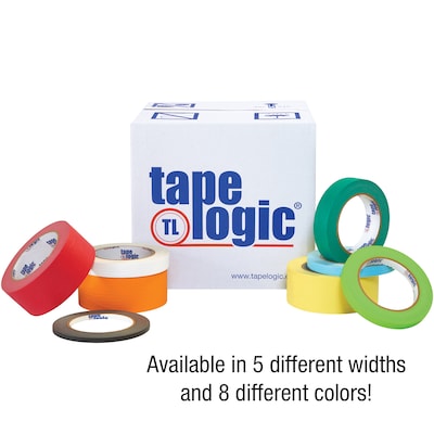 Tape Logic™ 1/4" x 60 Yards Light Masking Tape, Blue, 12 Rolls (T93100312PKH)