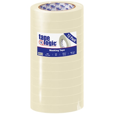 Tape Logic™ 3/4 x 60 yds. Medium Grade Masking Tape, 12 Rolls