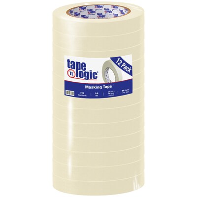 Tape Logic™ 3/4 x 60 yds. Medium Grade Masking Tape, 12 Rolls