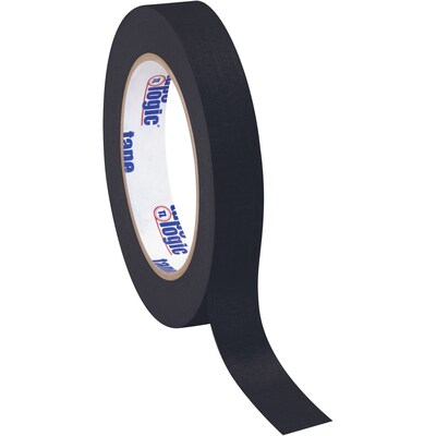 Tape Logic™ 3/4" x 60 Yards Masking Tape, Black, 12 Rolls (T93400312PKB)