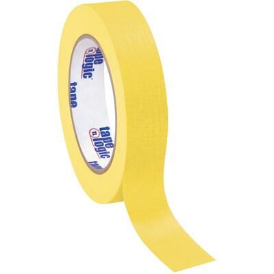 Tape Logic™ 1" x 60 Yards Masking Tape, Yellow, 12 Rolls (T93500312PKY)