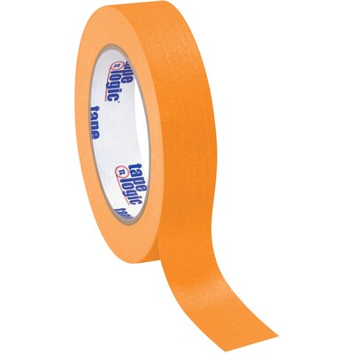 Tape Logic™ 1" x 60 Yards Masking Tape, Orange, 12 Rolls (T93500312PKD)