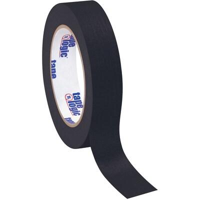 Tape Logic™ 1 x 60 Yards Masking Tape, Black, 12 Rolls (T93500312PKB)