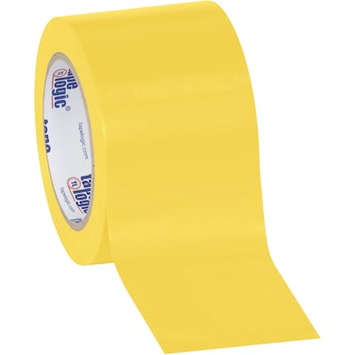 Tape Logic 3" x 36 yds. Solid Vinyl Safety Tape, Yellow, 3/Pack (T93363PKY)