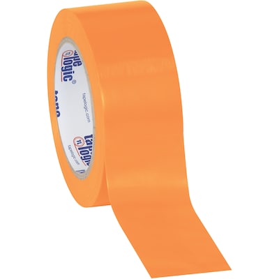Tape Logic 2" x 36 yds. Solid Vinyl Safety Tape, Orange,  3/Pack (T92363PKO)