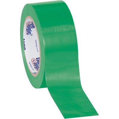 Tape Logic 2" x 36 yds. Solid Vinyl Safety Tape, Green,  3/Pack (T92363PKG)