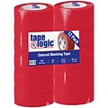 Tape Logic™ 2 x 60 Yards Masking Tape, Red, 12 Rolls (T93700312PKR)