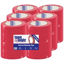 Tape Logic™ 1/4 x 60 Yards Masking Tape, Red, 144/Case (T931003R)