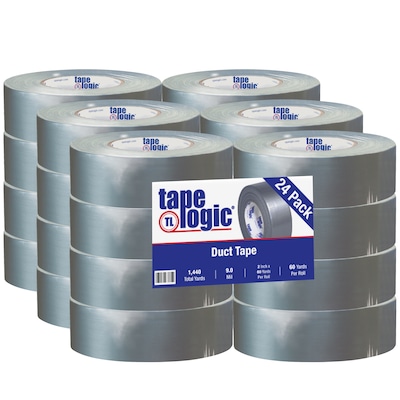 Tape Logic General Purpose Duct Tape, 2 x 60 yds., Silver, 24/Carton (T98785S)