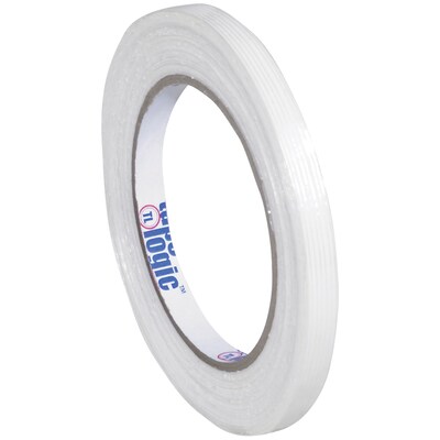 Tape Logic® 1300 Strapping Tape, 3/8 x 60 yds., Clear, 12/Case (T912130012PK)