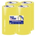 Tape Logic® Masking Tape, 4.9 Mil, 3/4 x 60 Yards, Yellow, 48/Case (T934003Y)