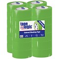 Tape Logic® Masking Tape, 4.9 Mil, 2 x 60 Yards, Light Green, 24/Case (T937003A)