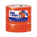 Tape Logic® Duct Tape, 10 Mil, 2 x 60 yds., Orange, 3/Case (T987100RN3PK)