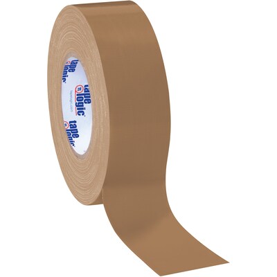 Tape Logic Economy Cloth Duct Tape, 2" x 60 Yards, Brown, 3 Carton (T987100BR3PK)