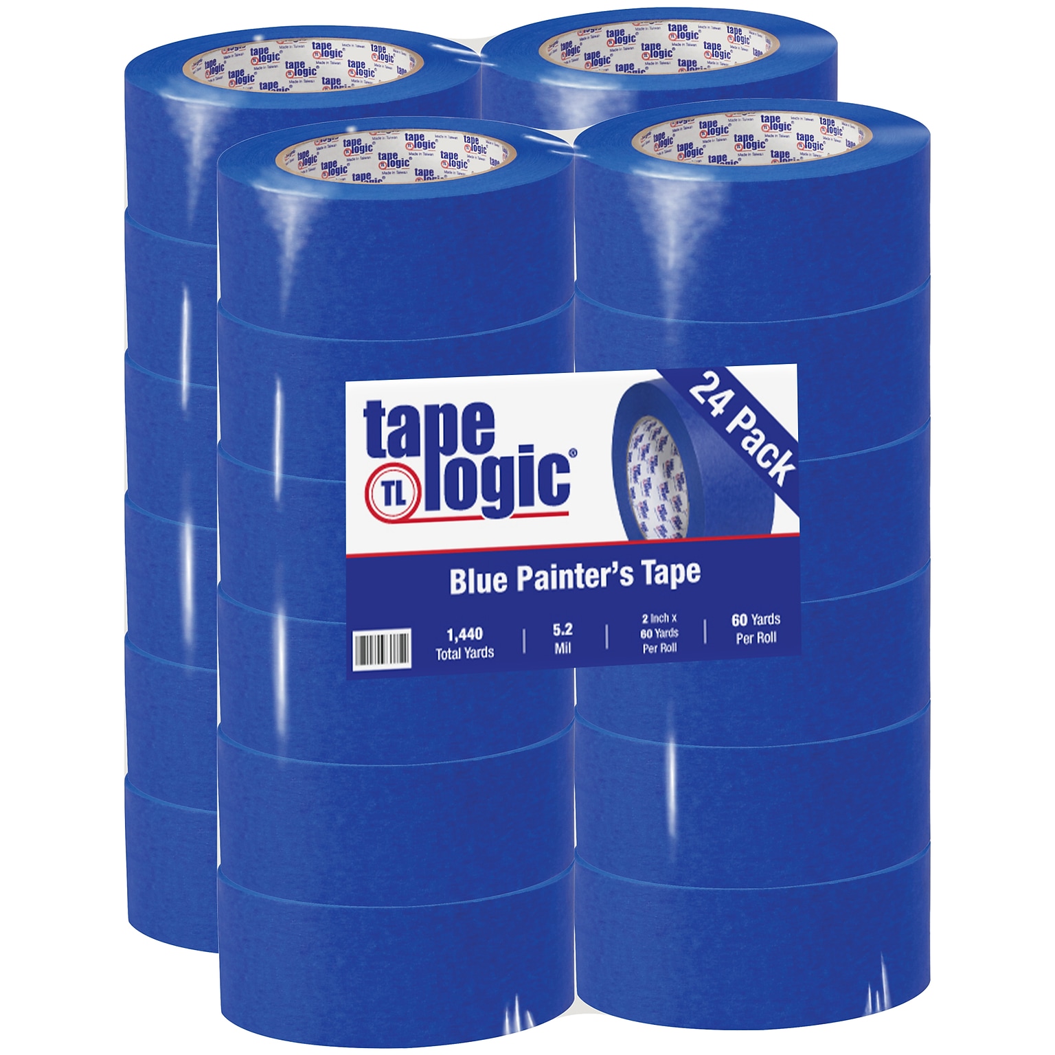 Tape Logic Painter Tape, 2 x 60 yds., Blue, 24/Carton (T9373000)