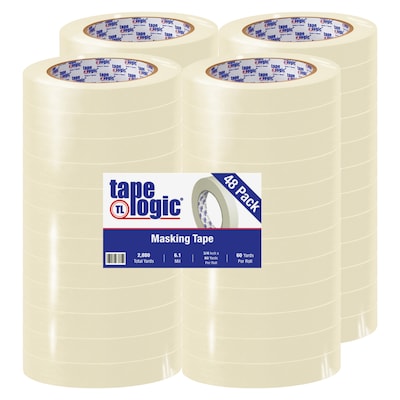 Staples Tape Logic 2600 Masking Tape, 3/4 x 60 Yards, 48/Case (T9342600) | Quill